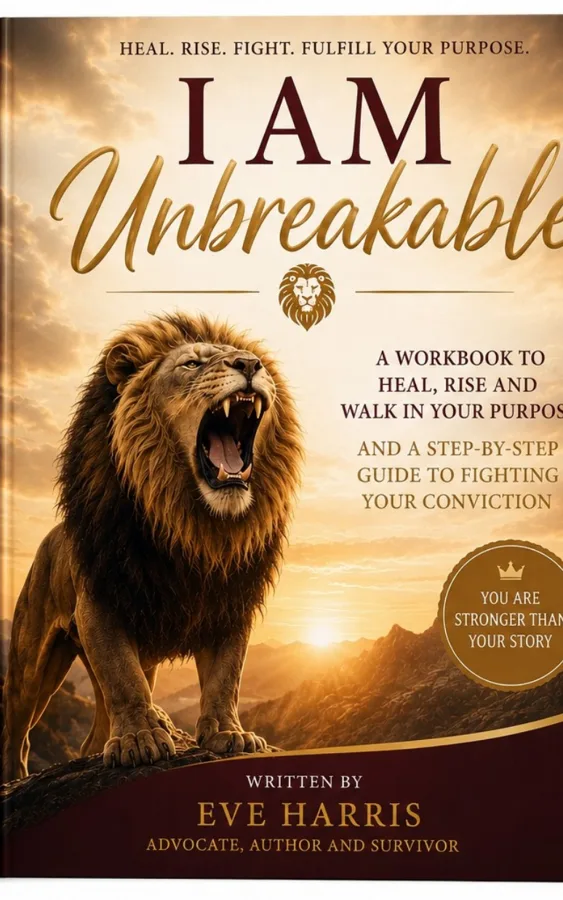 I Am Unbreakable workbook cover by Eve Harris